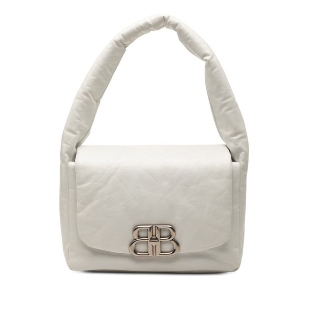 Balenciaga White Leather Shoulder