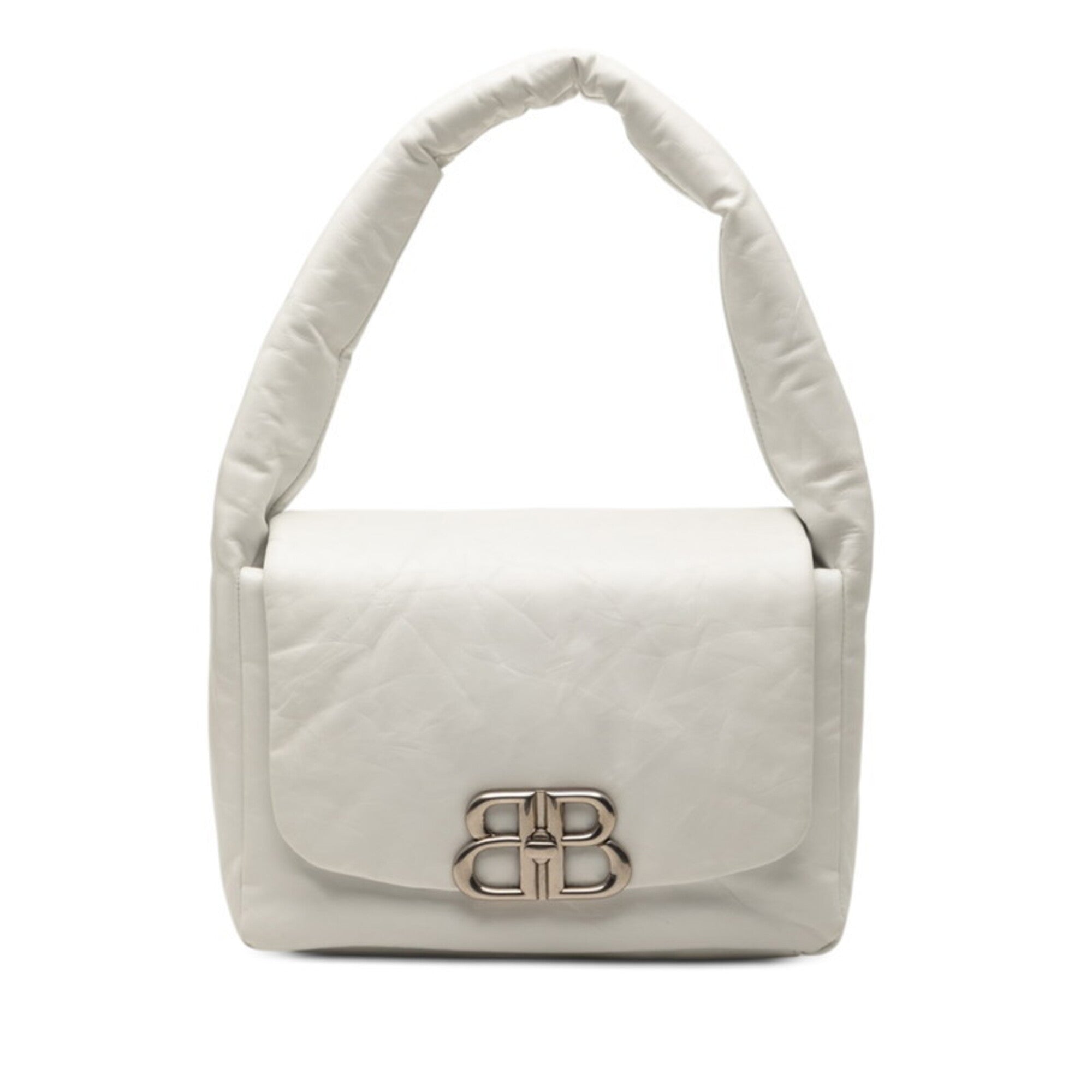 Balenciaga White Leather Shoulder