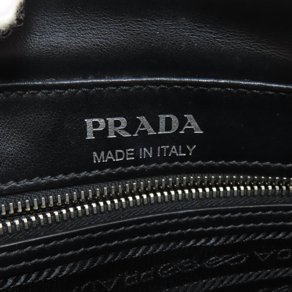 Prada Black Leather Shoulder Bag