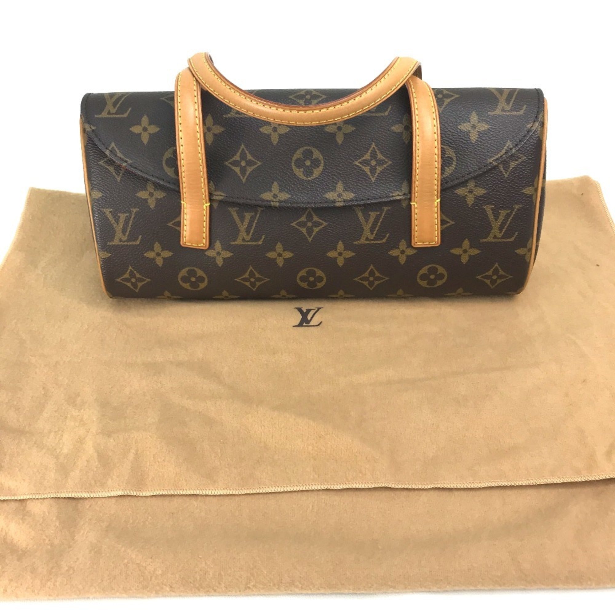 Louis Vuitton Monogram Brown Red Color Monogram Handbag