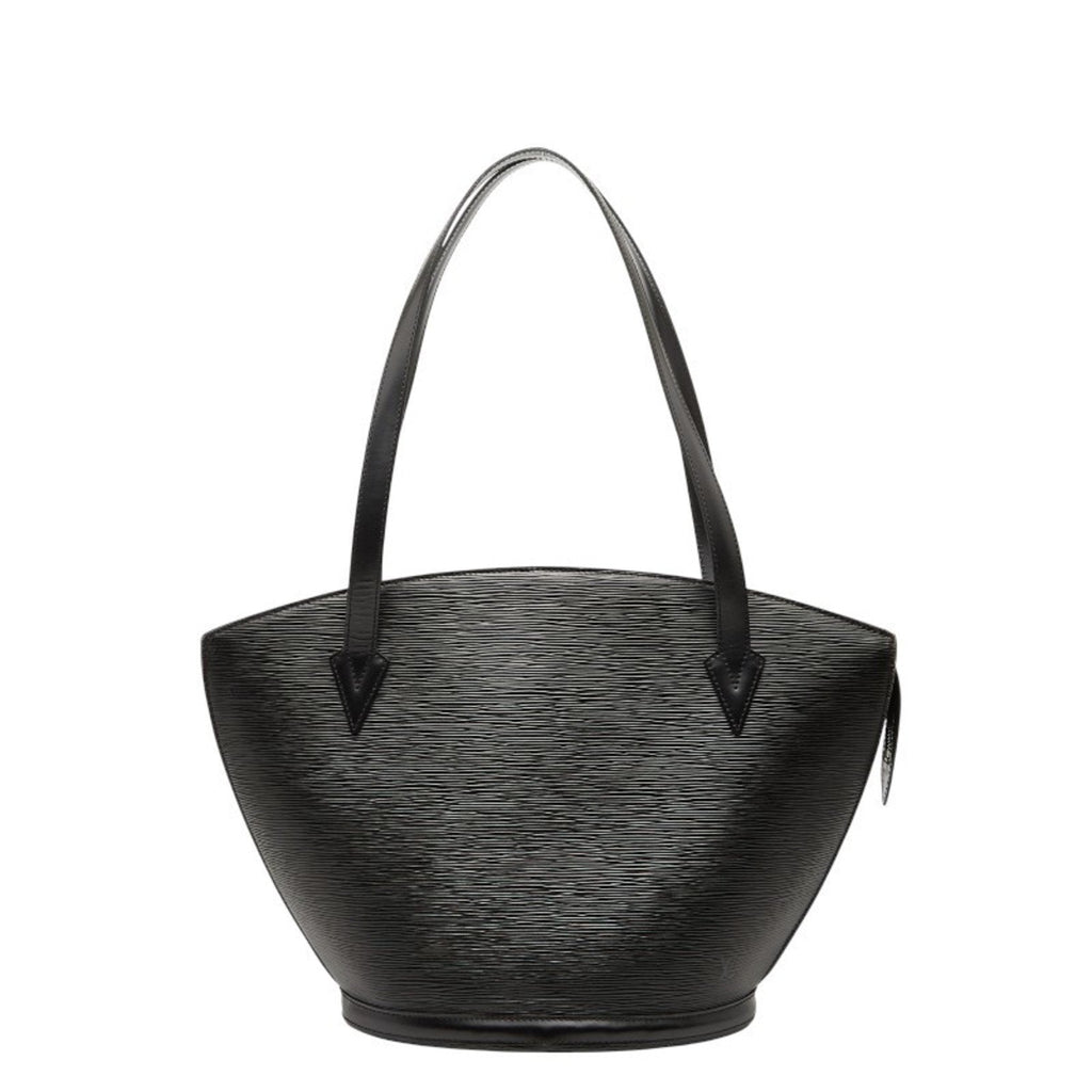 Louis Vuitton Black Noir Leather Handbag Shoulder Bag