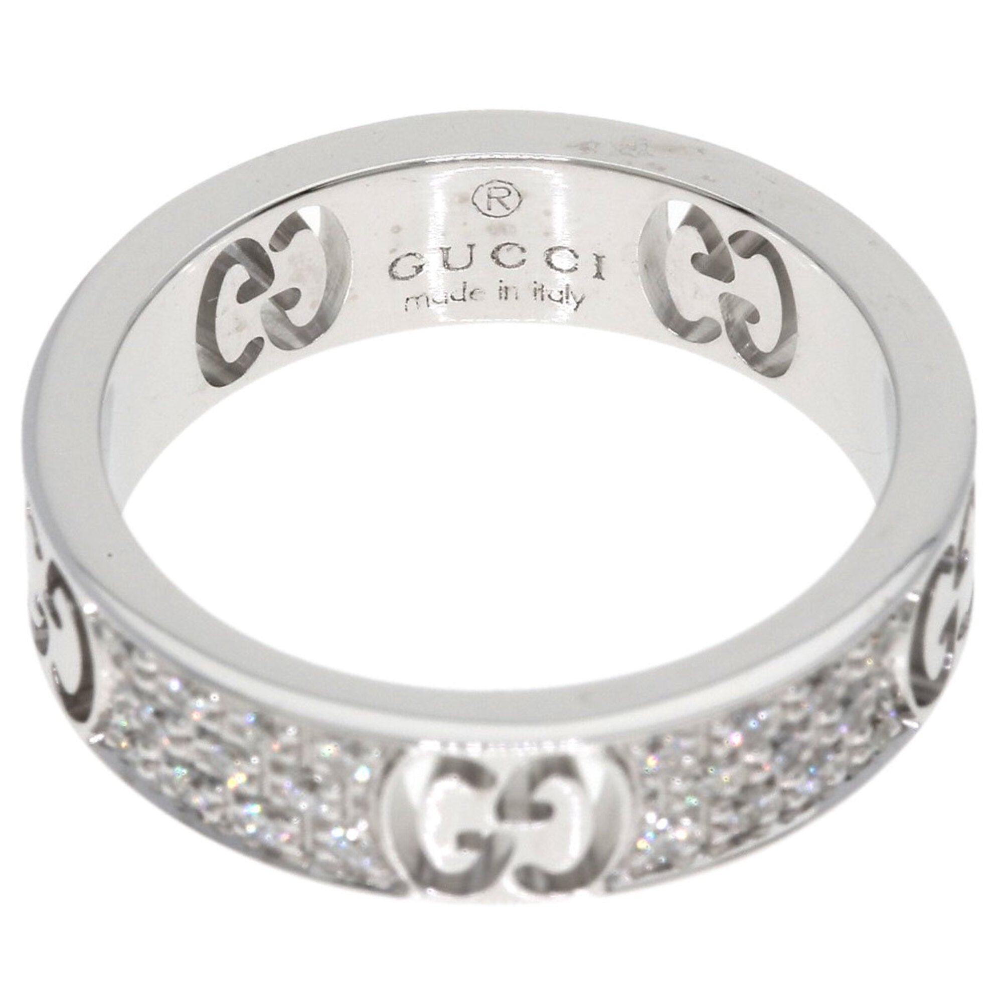 Gucci White Gold (18K) Band Ring (Pre-Owned)