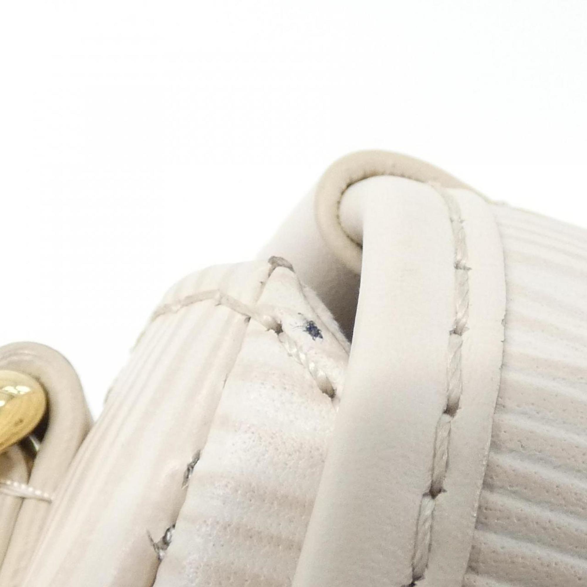 Louis Vuitton Beige Leather Shoulder Bag