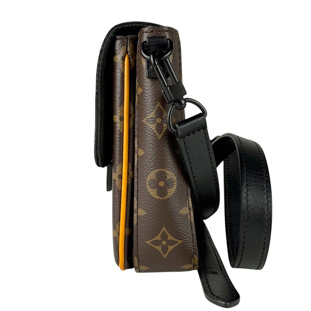 Louis Vuitton Black Brown Monogram Monogram Shoulder Bag
