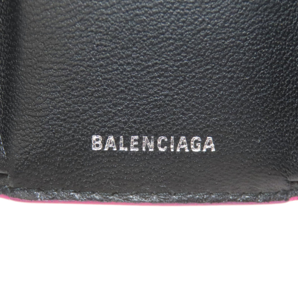 Balenciaga Pink Leather Wallet (Tri-Fold)
