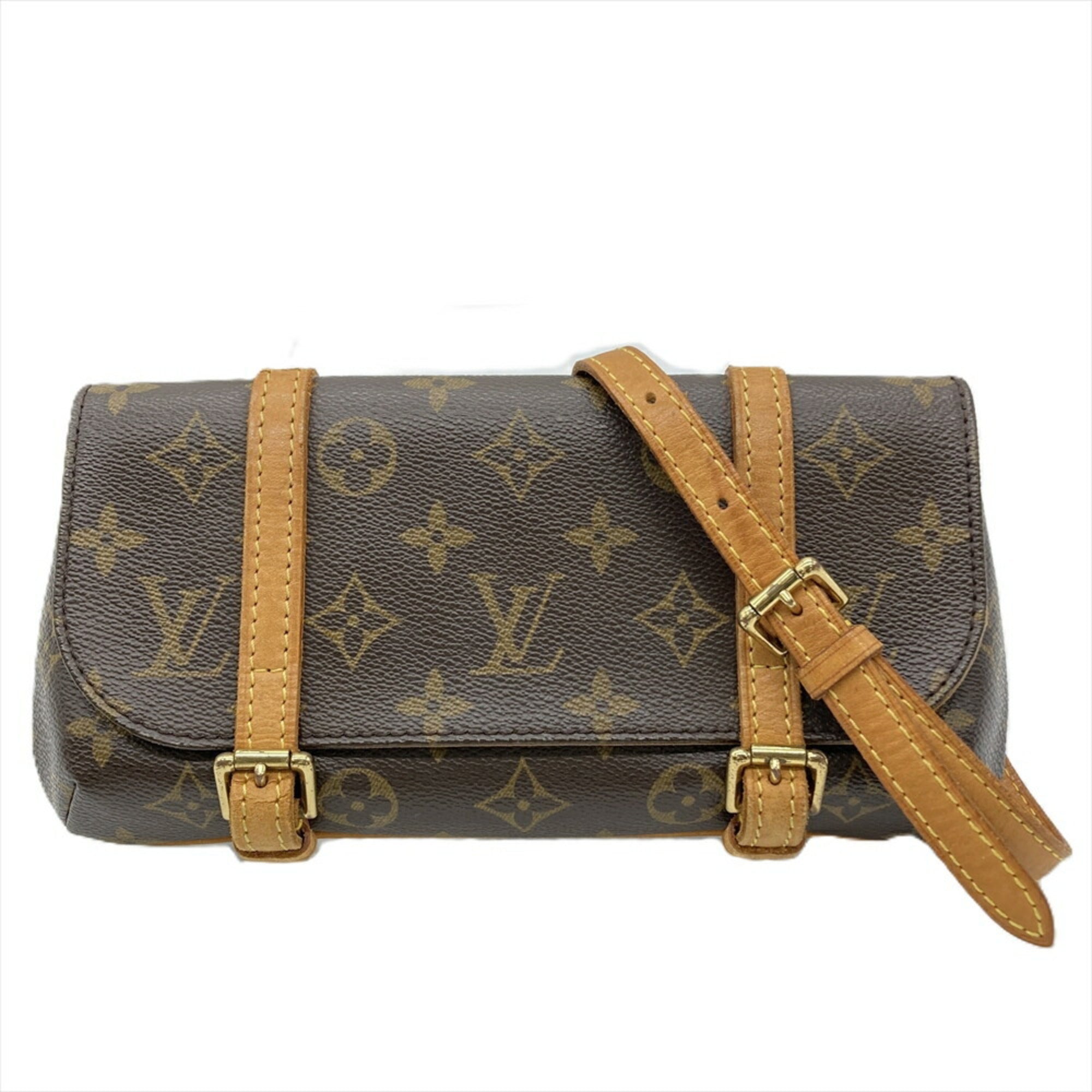 Louis Vuitton Monogram Brown Monogram Pochette Shoulder Bag