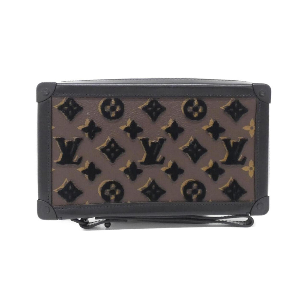 Louis Vuitton Black Marron Monogram Coated Canvas Handbag