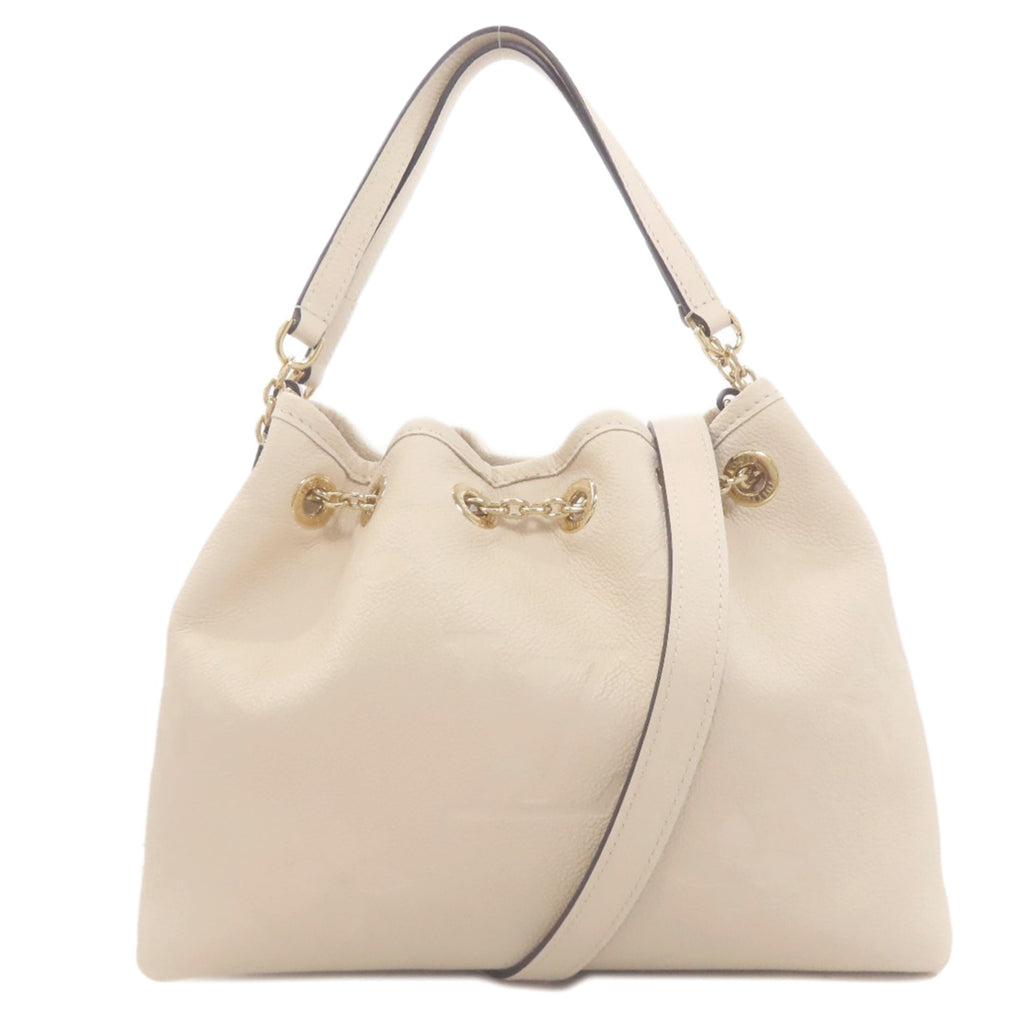 Louis Vuitton Cream Monogram Empreinte Handbag Pouch