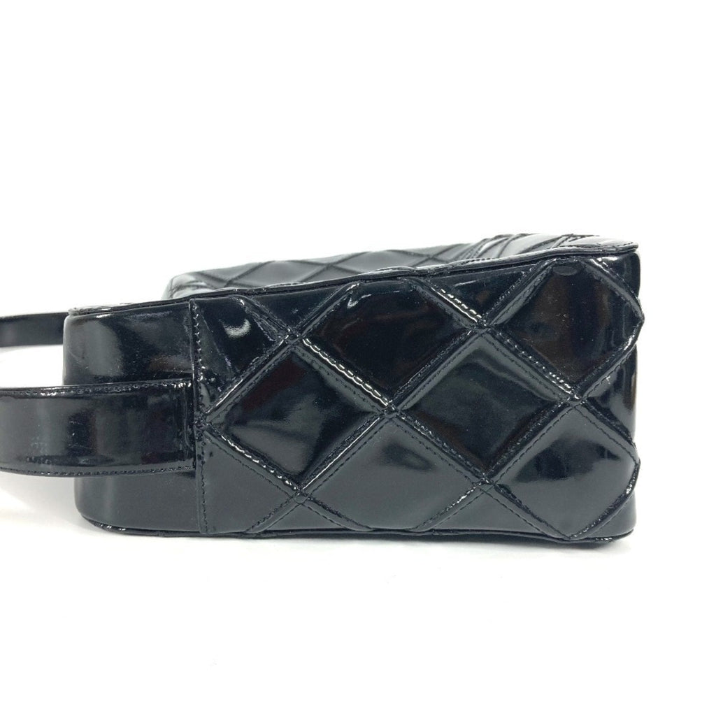 Chanel Black Patent Leather Handbag Shoulder Bag