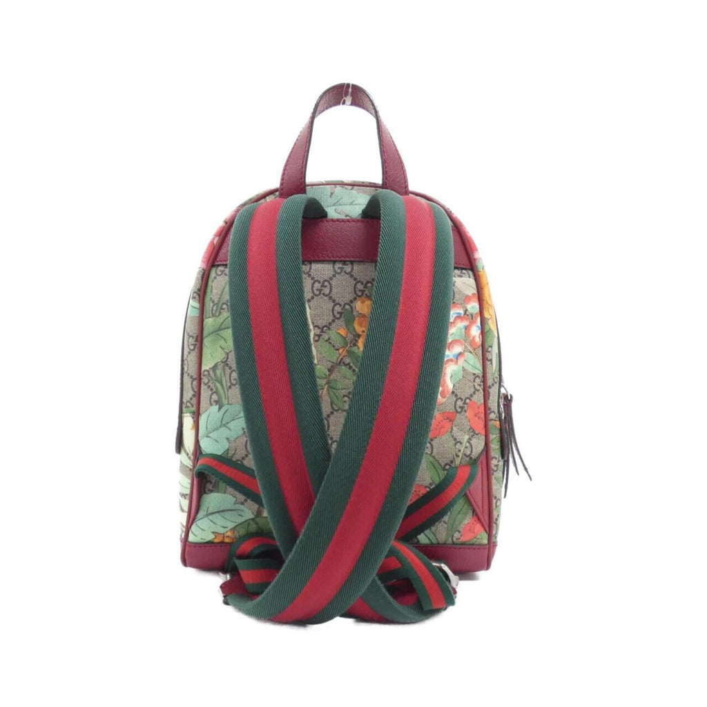 Gucci Beige Red Color Backpack (Pre-Owned)