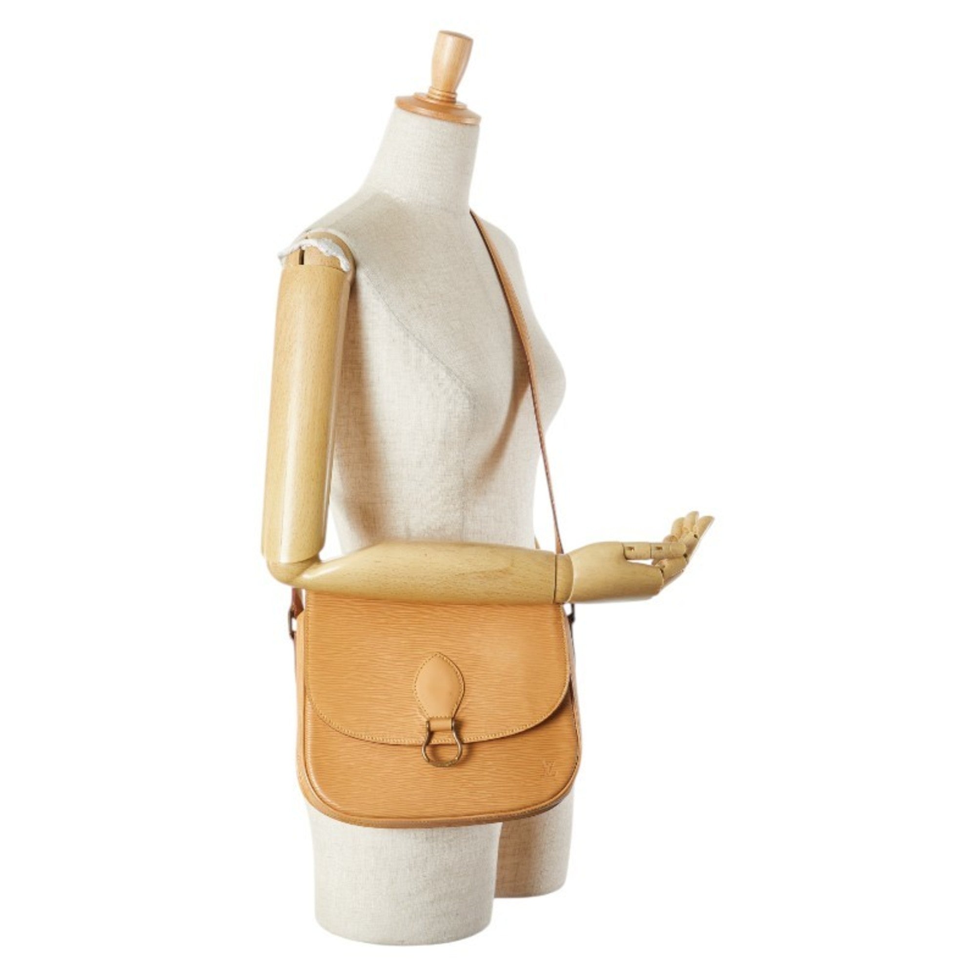 Louis Vuitton Epi Winnipeg Beige Yellow Epi Leather Shoulder Bag