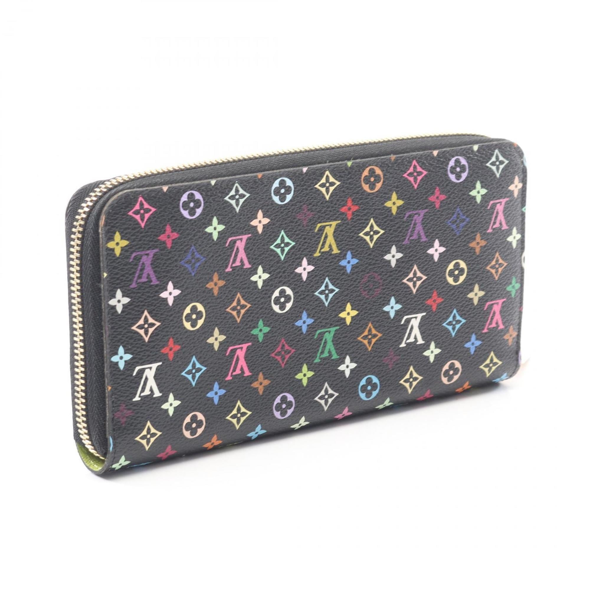 Louis Vuitton Monogram Multicolore Black Multi-Color Pistache Monogram Multicolore Long Wallet