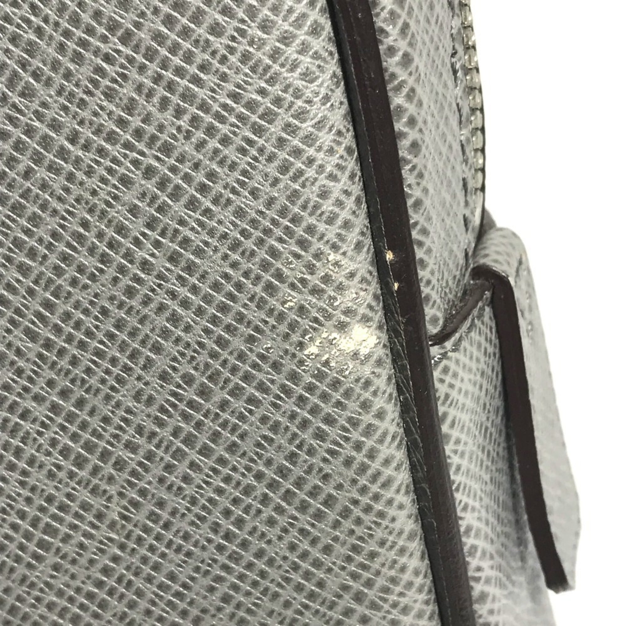 Louis Vuitton Glacier Gray Taiga Leather Briefcase Shoulder Bag