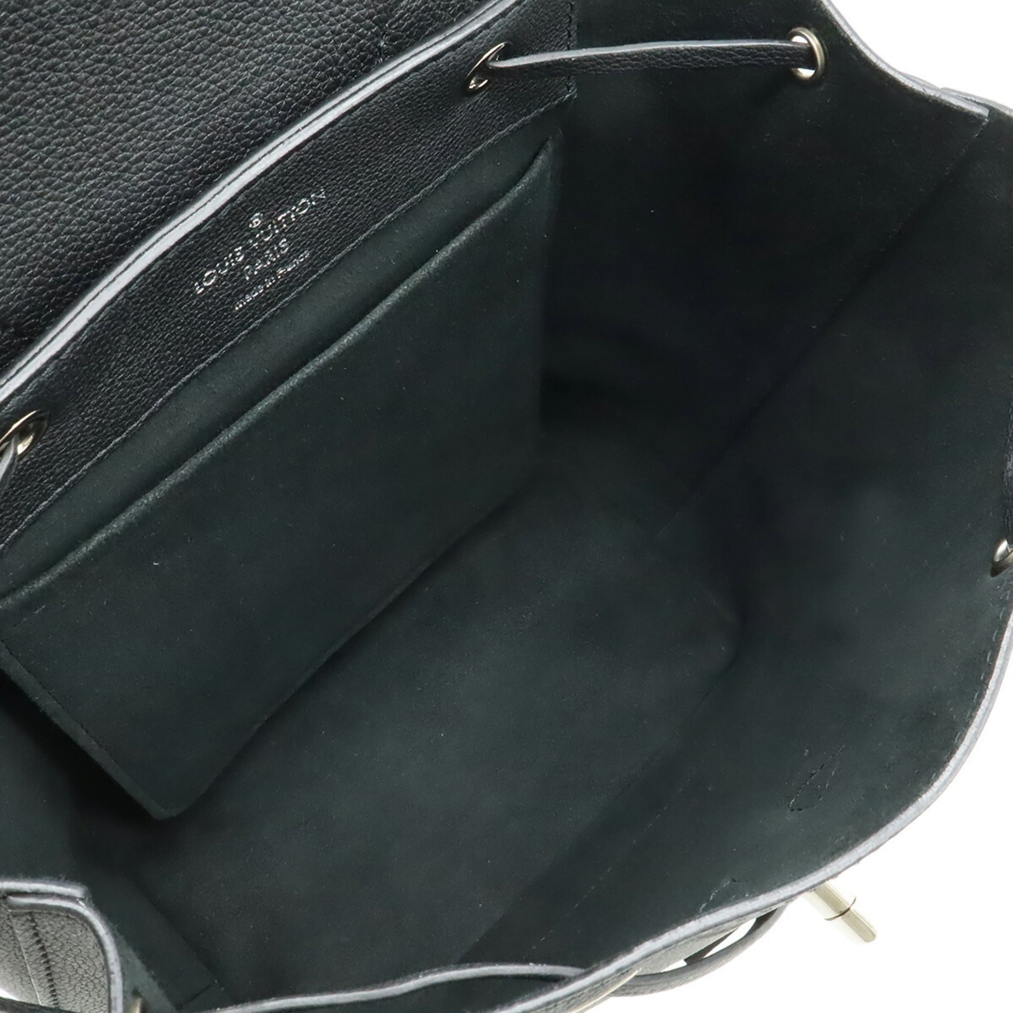 Louis Vuitton Black Noir Leather Backpack