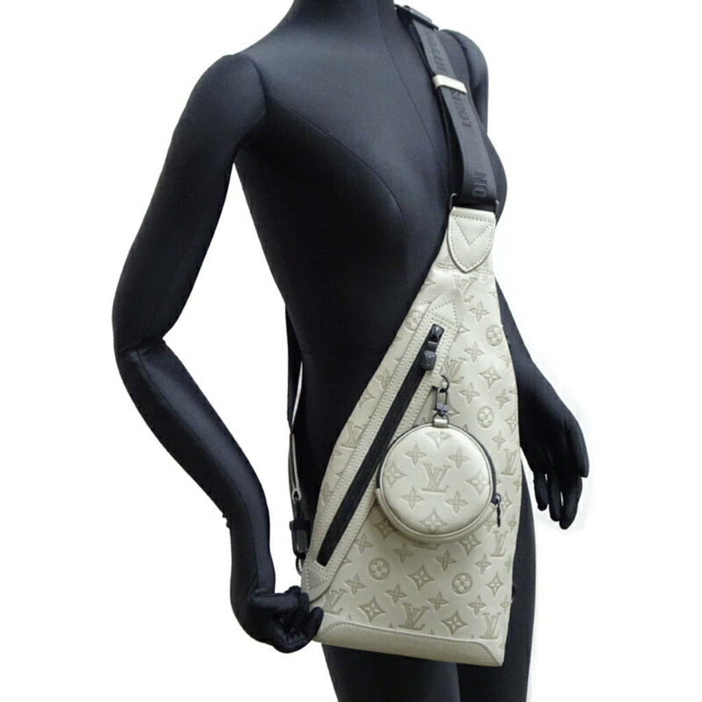 Louis Vuitton Gray Sable Monogram Shadow Pouch Sling Bag