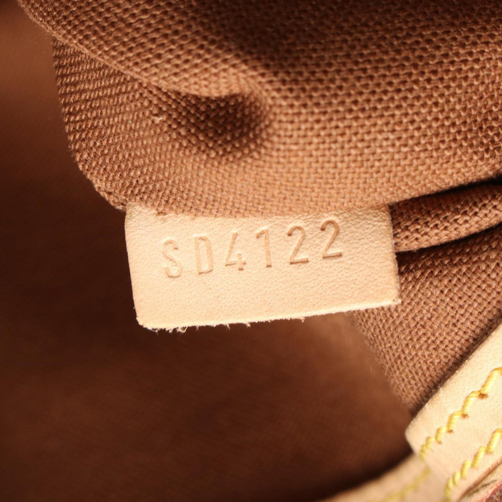 Louis Vuitton Brown Coated Canvas Shoulder Bag