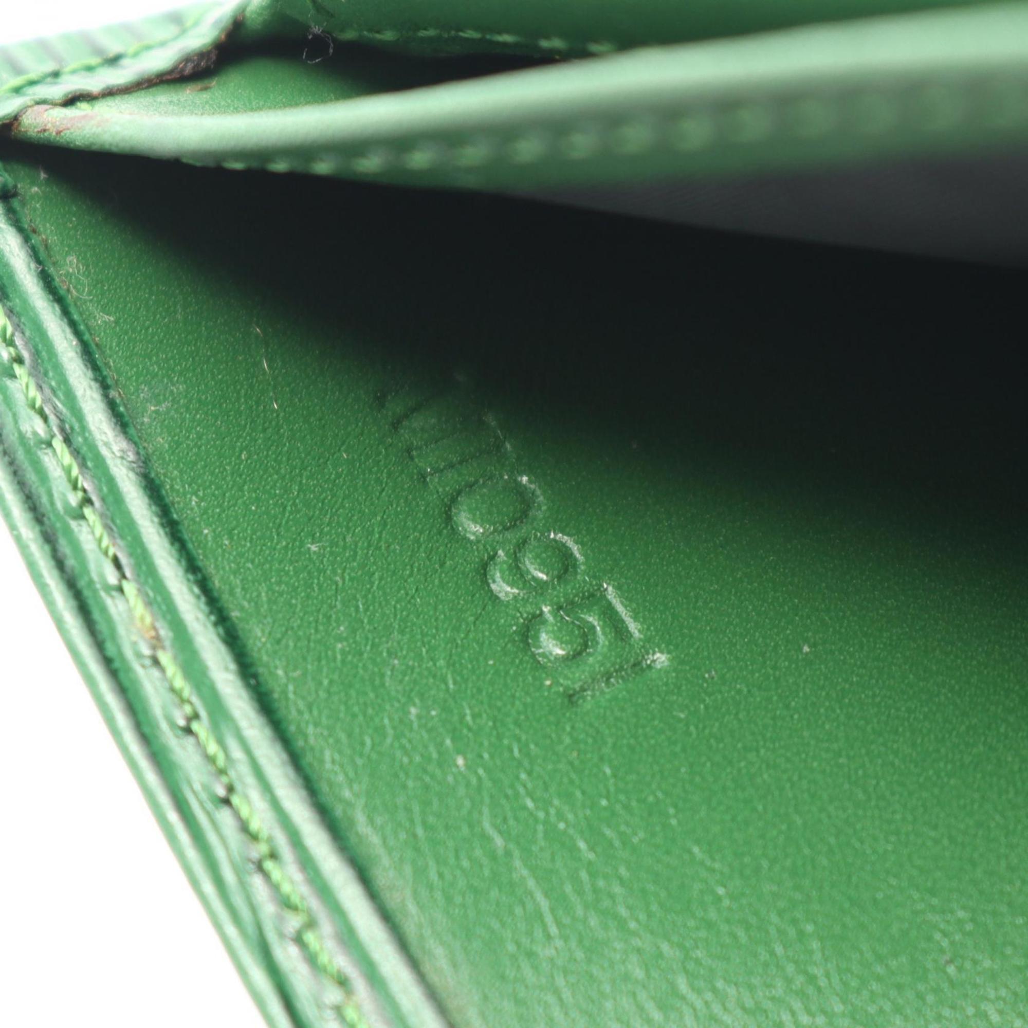 Louis Vuitton Borneo Green Green Epi Leather Wallet