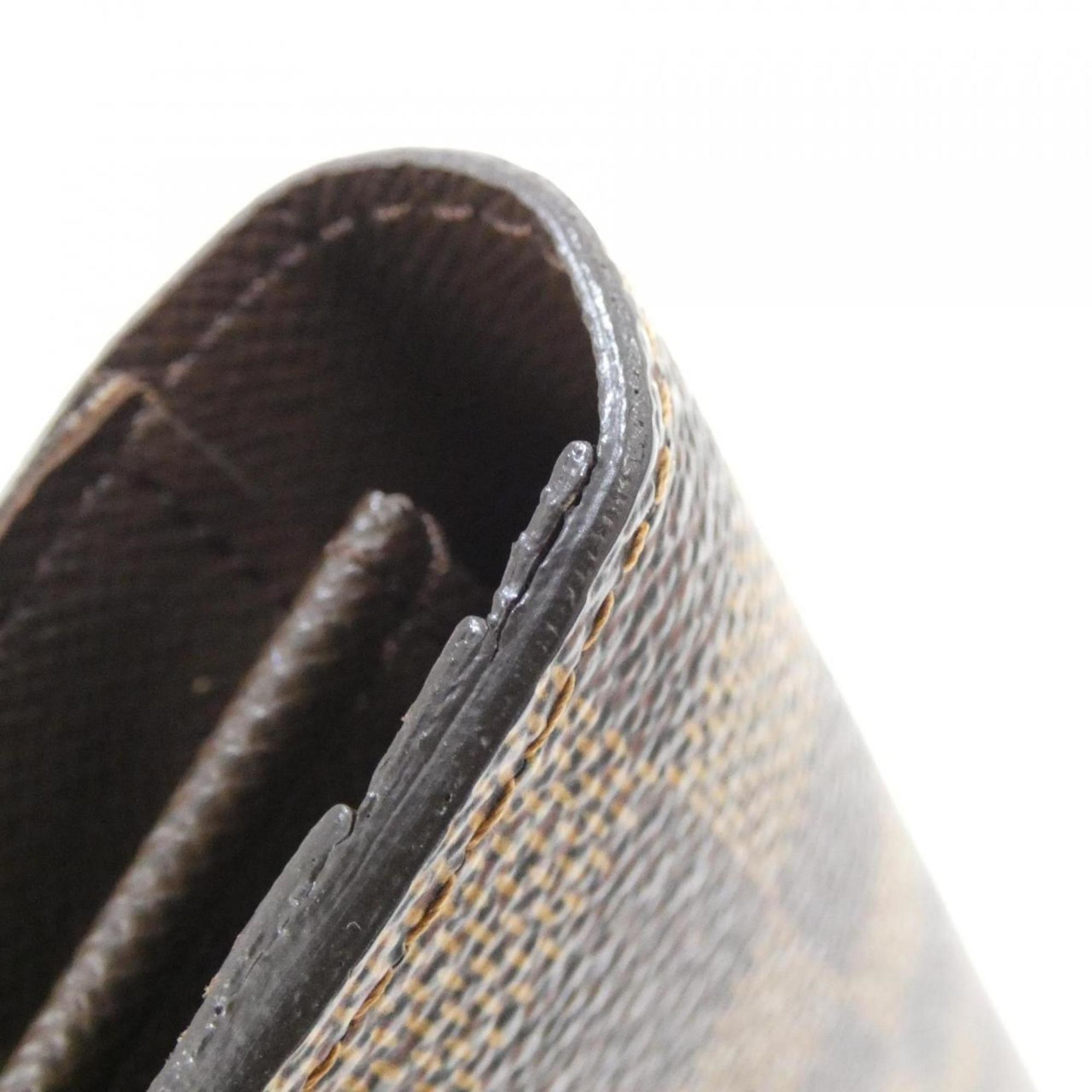 Louis Vuitton Ebene Coated Canvas Long Wallet