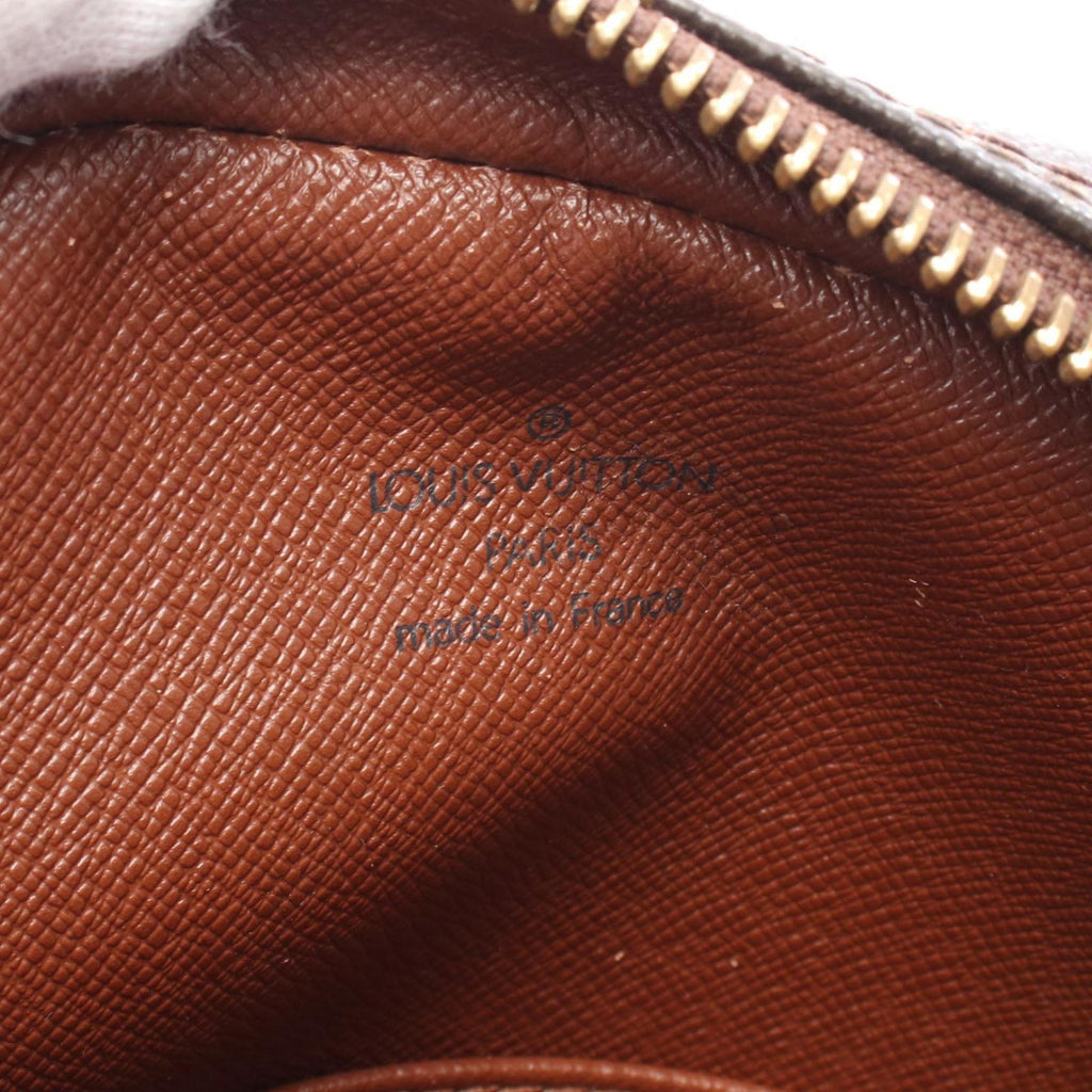 Louis Vuitton Brown Pvc Coated Canvas Leather Shoulder Bag