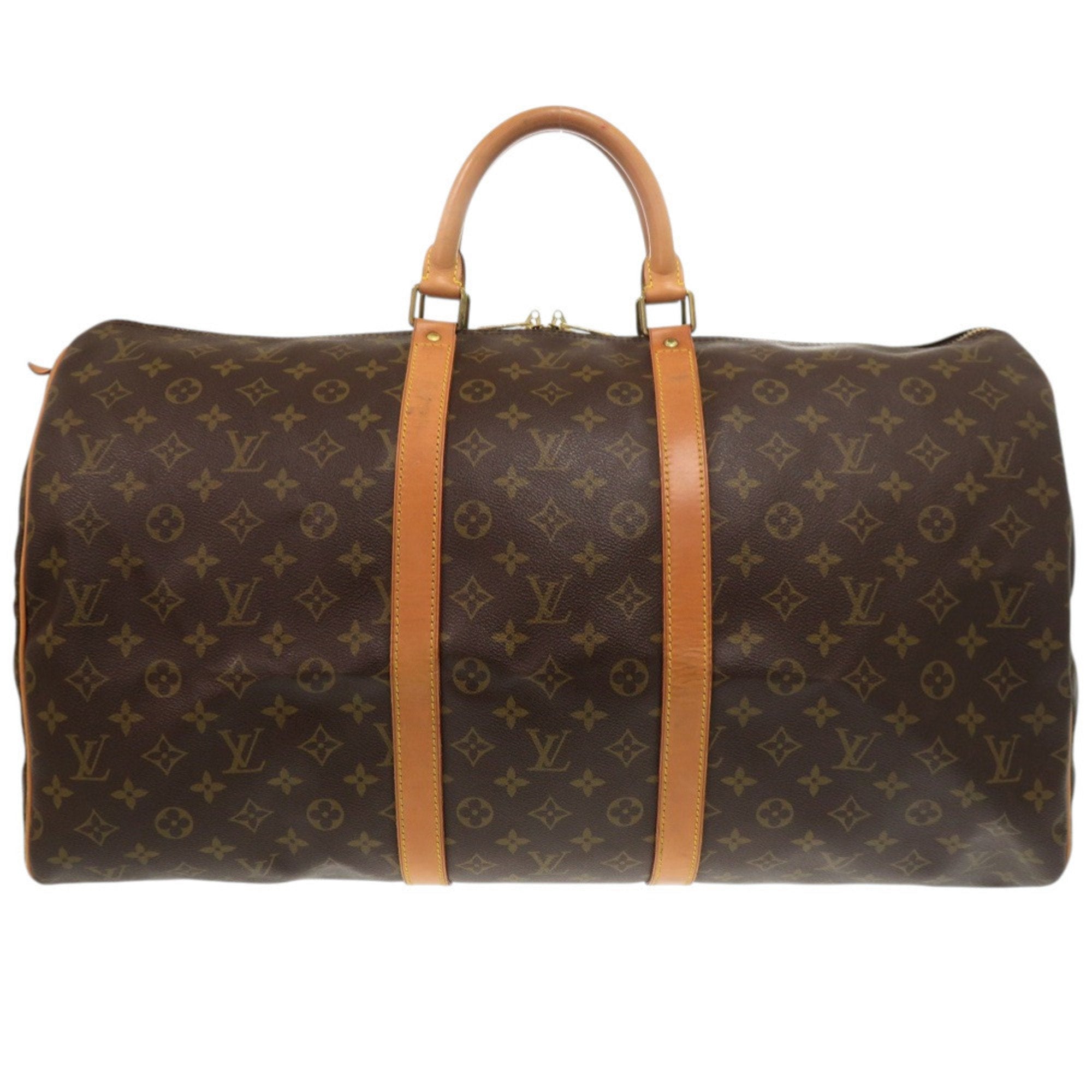 Louis Vuitton Brown Monogram Canvas Boston Bag
