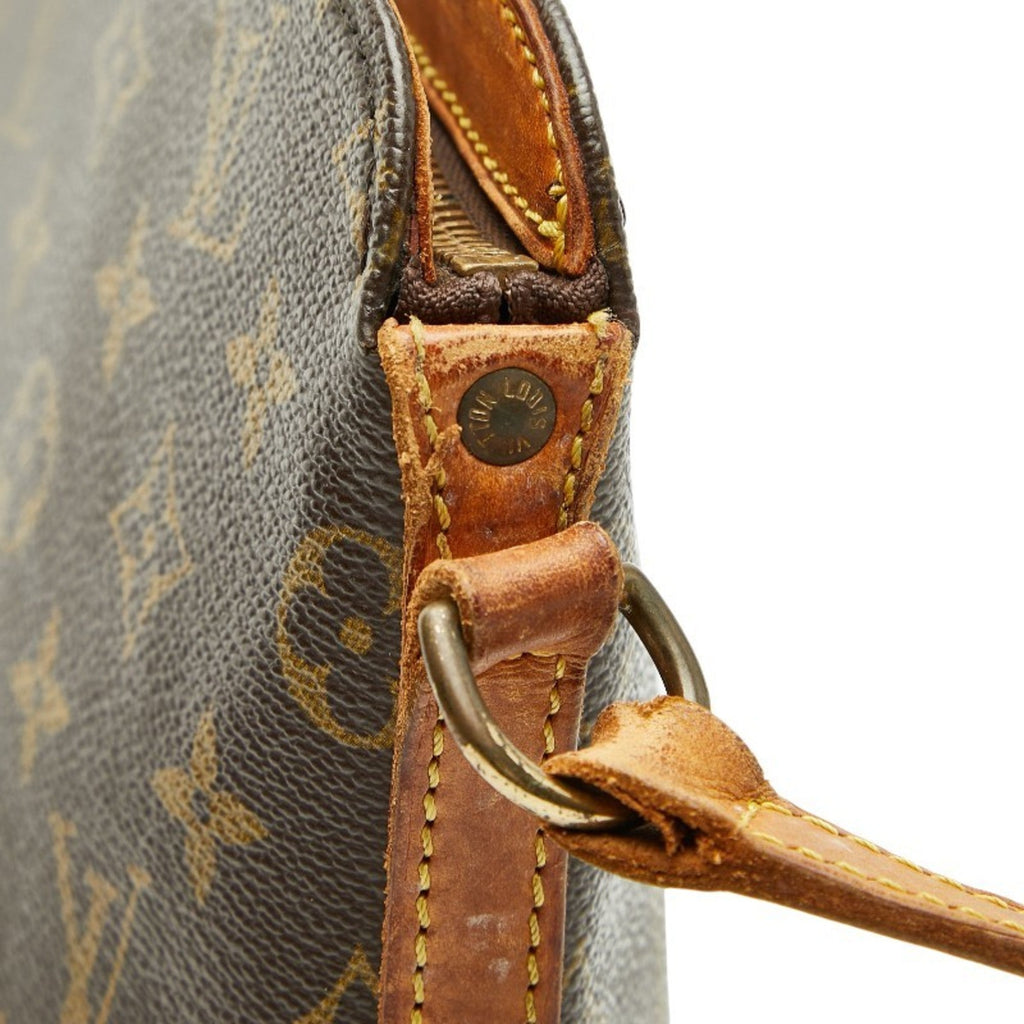 Louis Vuitton Brown Pvc Leather Shoulder Bag