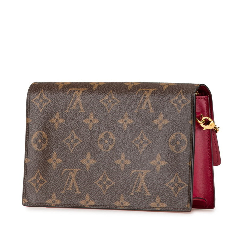 Louis Vuitton Monogram Brown Fuchsia Monogram Monogram Shoulder Bag