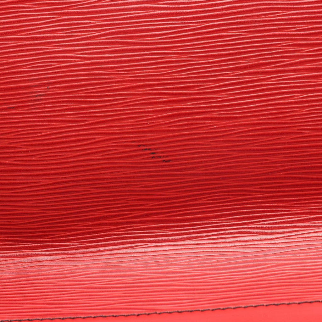 Louis Vuitton Castilian Red Red Color Leather Shoulder Bag