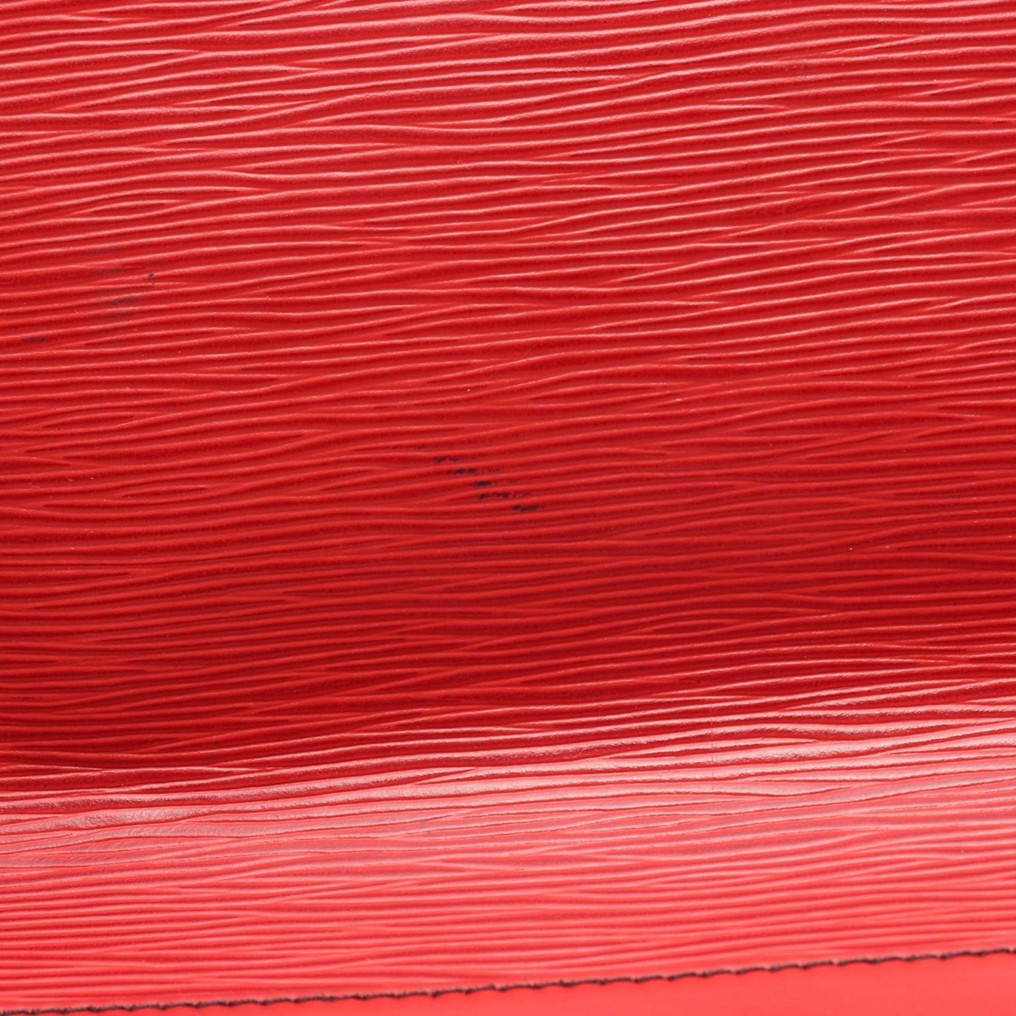 Louis Vuitton Castilian Red Red Color Leather Shoulder Bag