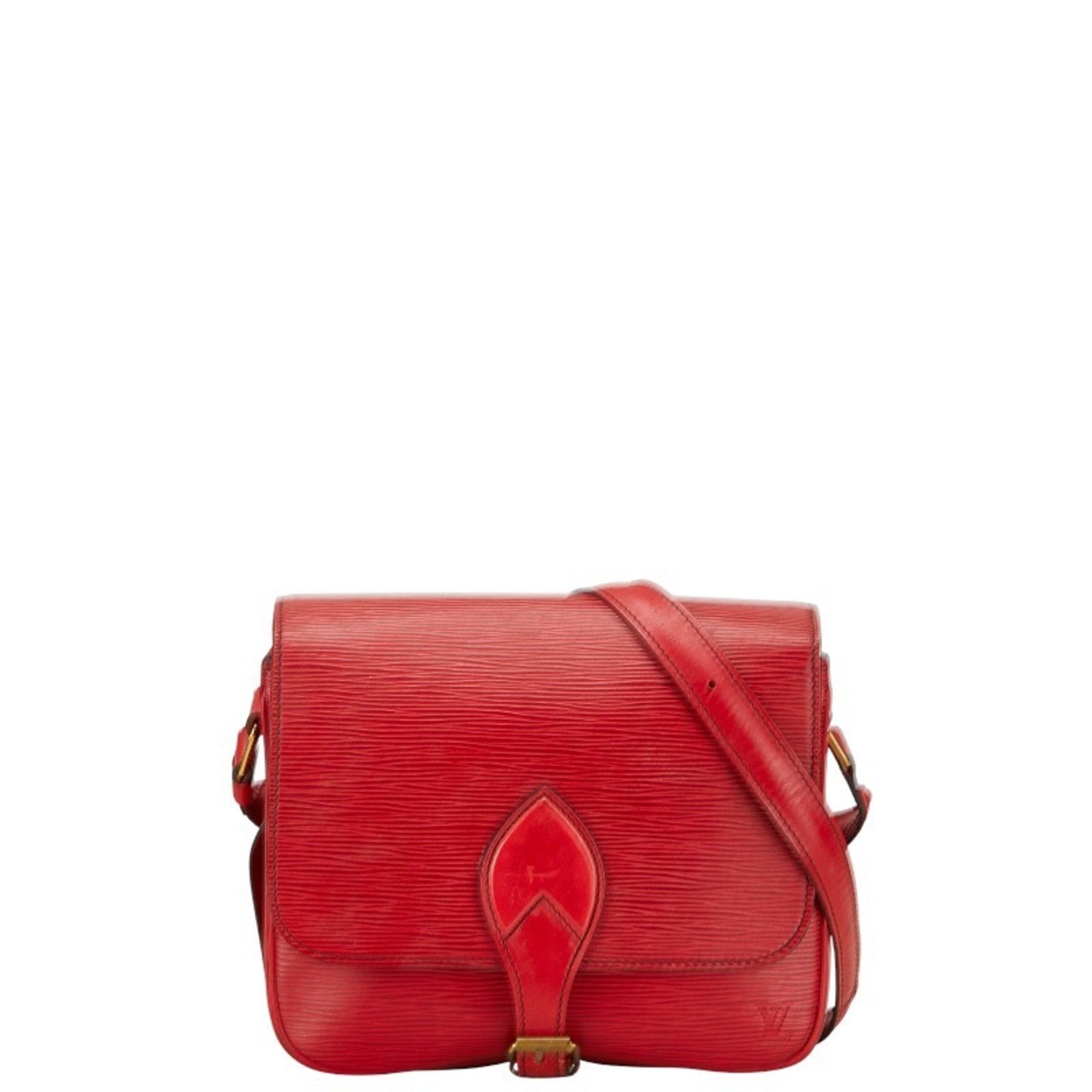 Louis Vuitton Epi Castilian Red Leather Shoulder Bag