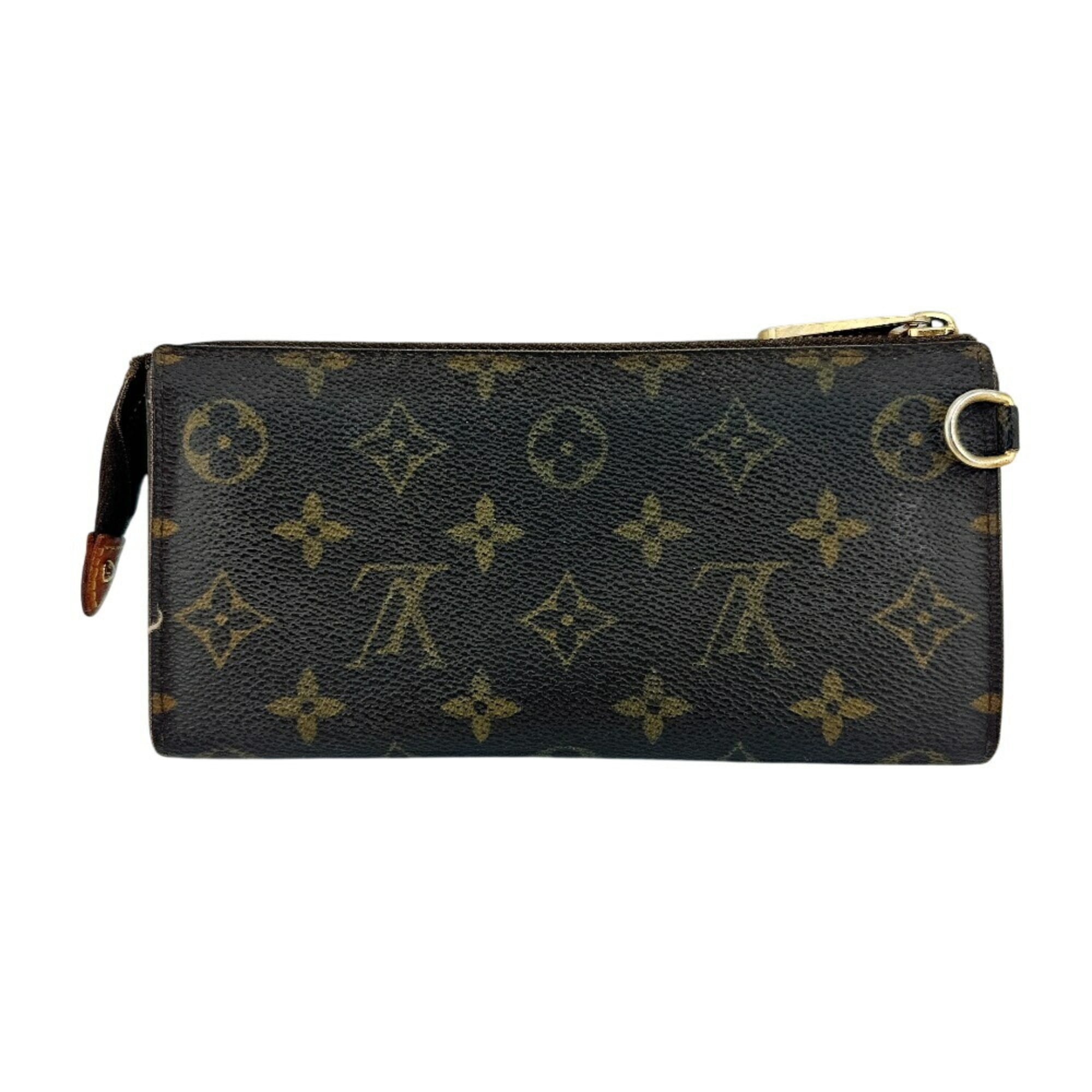 Louis Vuitton Brown Leather Coin Purse/Coin Case