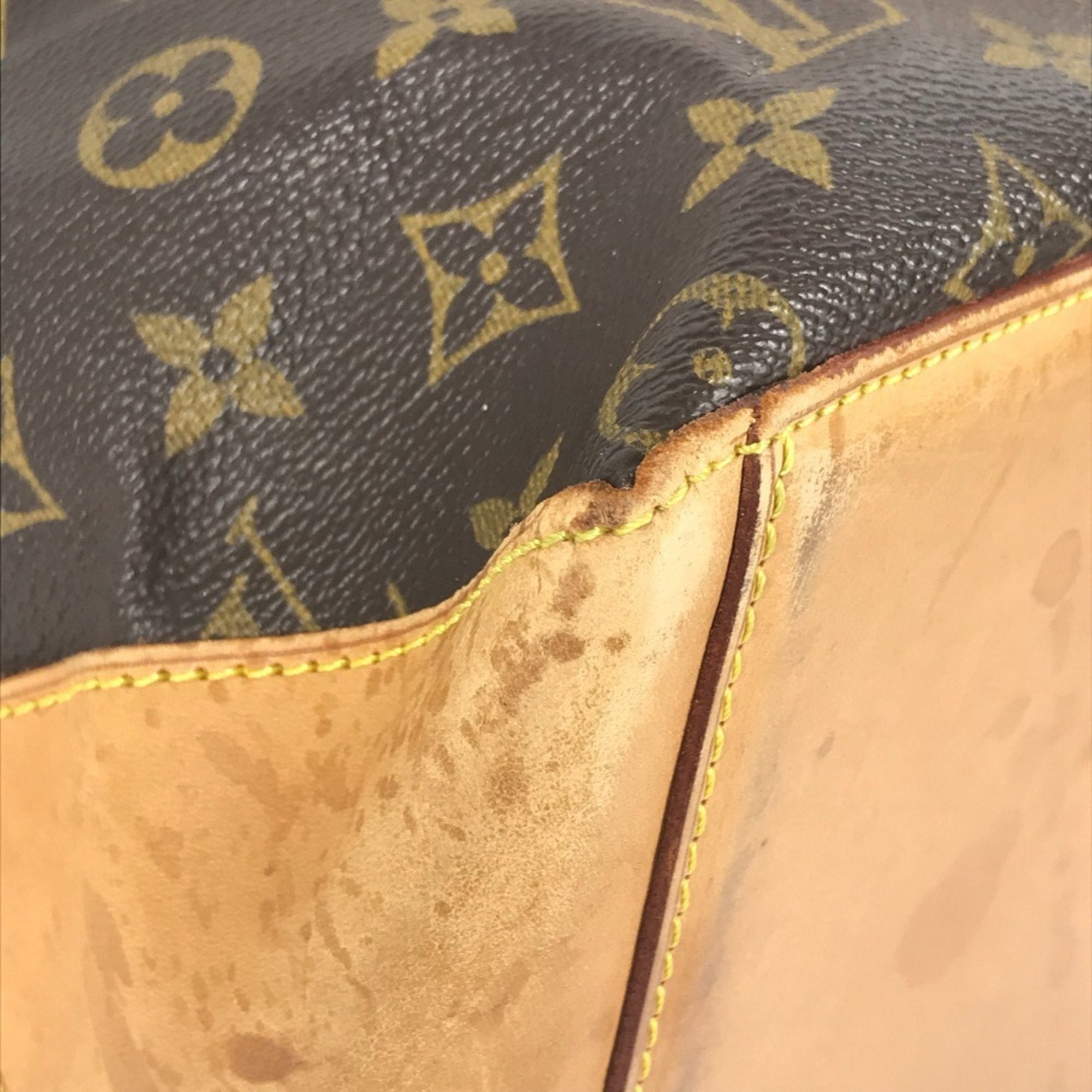 Louis Vuitton Brown Monogram Canvas Shoulder Bag Tote Bag