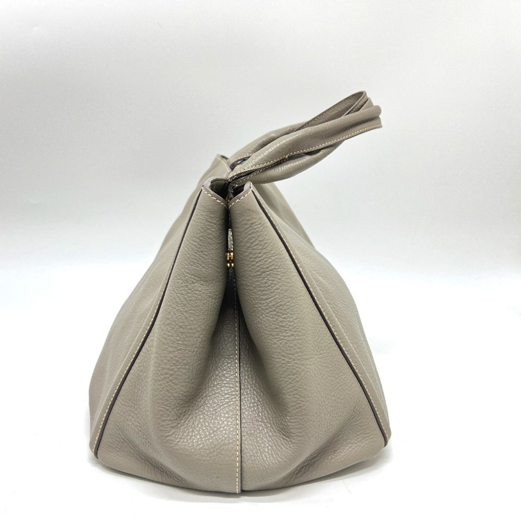 Prada Gray Canapa Handbag Tote Bag