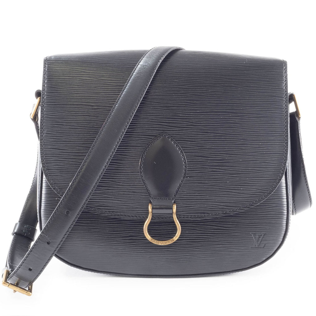 Louis Vuitton Black Epi Leather Shoulder Bag
