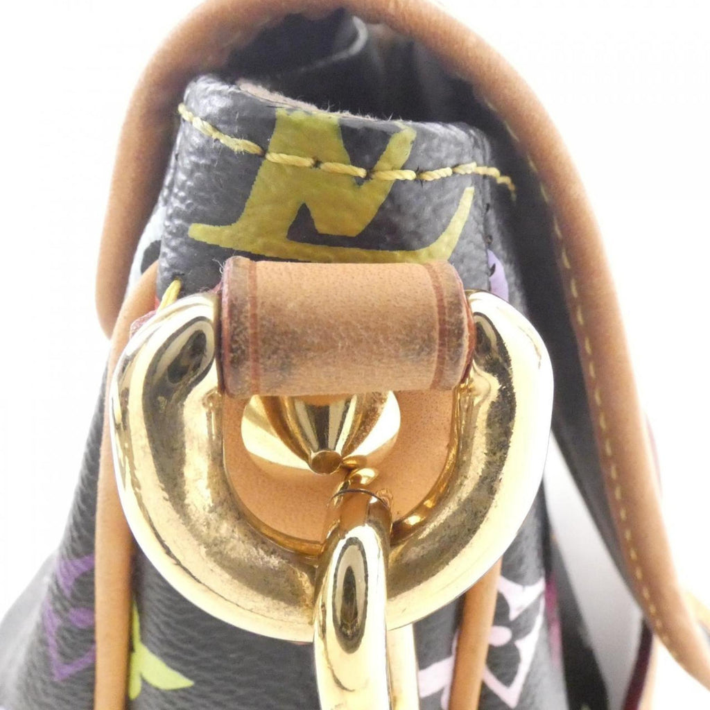Louis Vuitton Black Coated Canvas Shoulder Bag