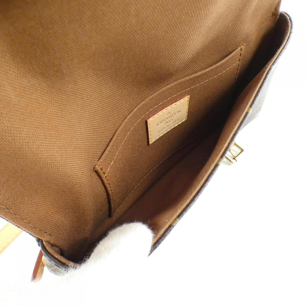 Louis Vuitton Marron Coated Canvas Fanny Pack Pochette