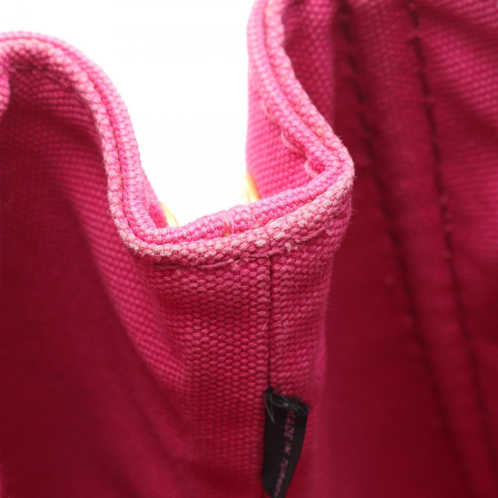 Prada Pink Canvas Tote Bag