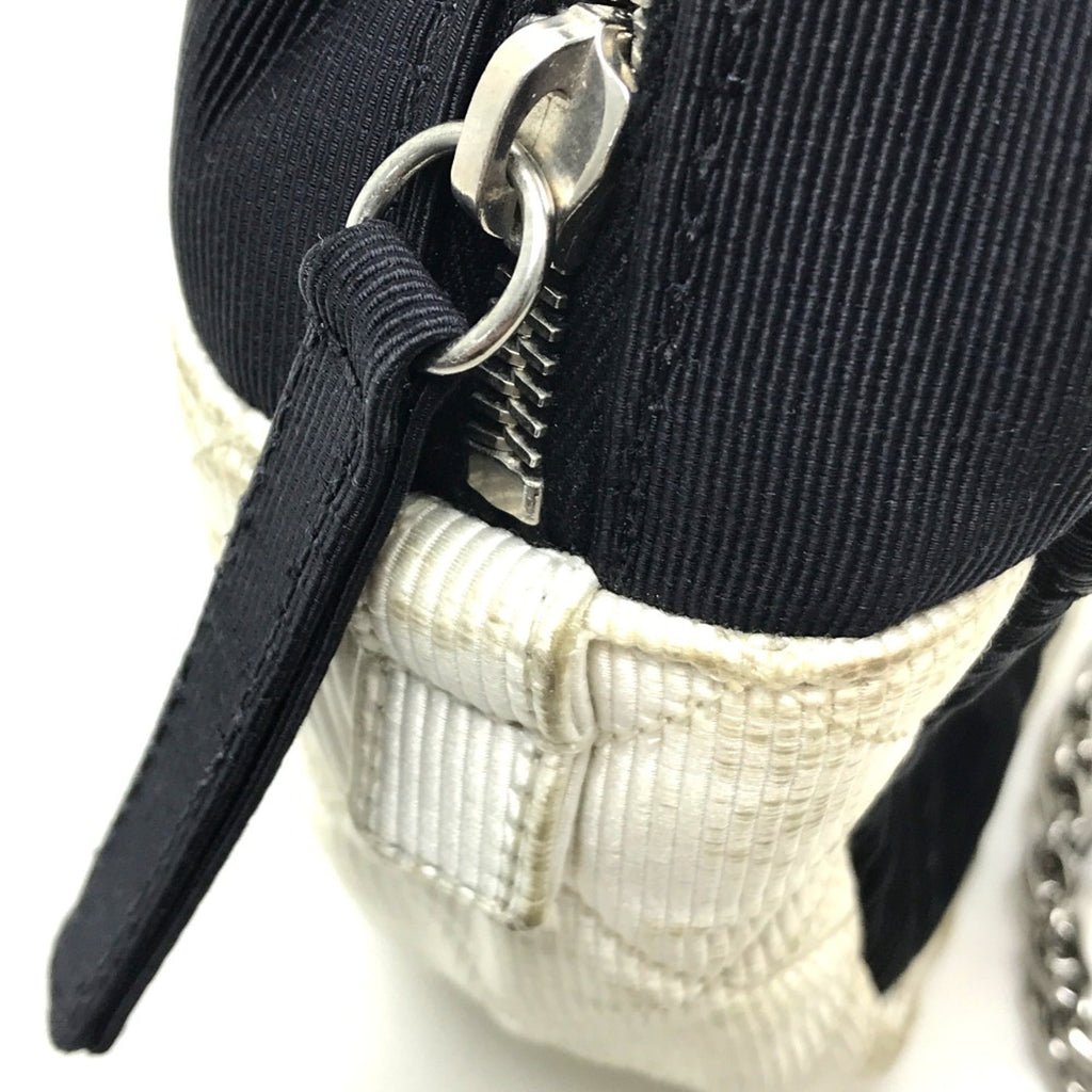 Chanel Black Cloth Shoulder Bag