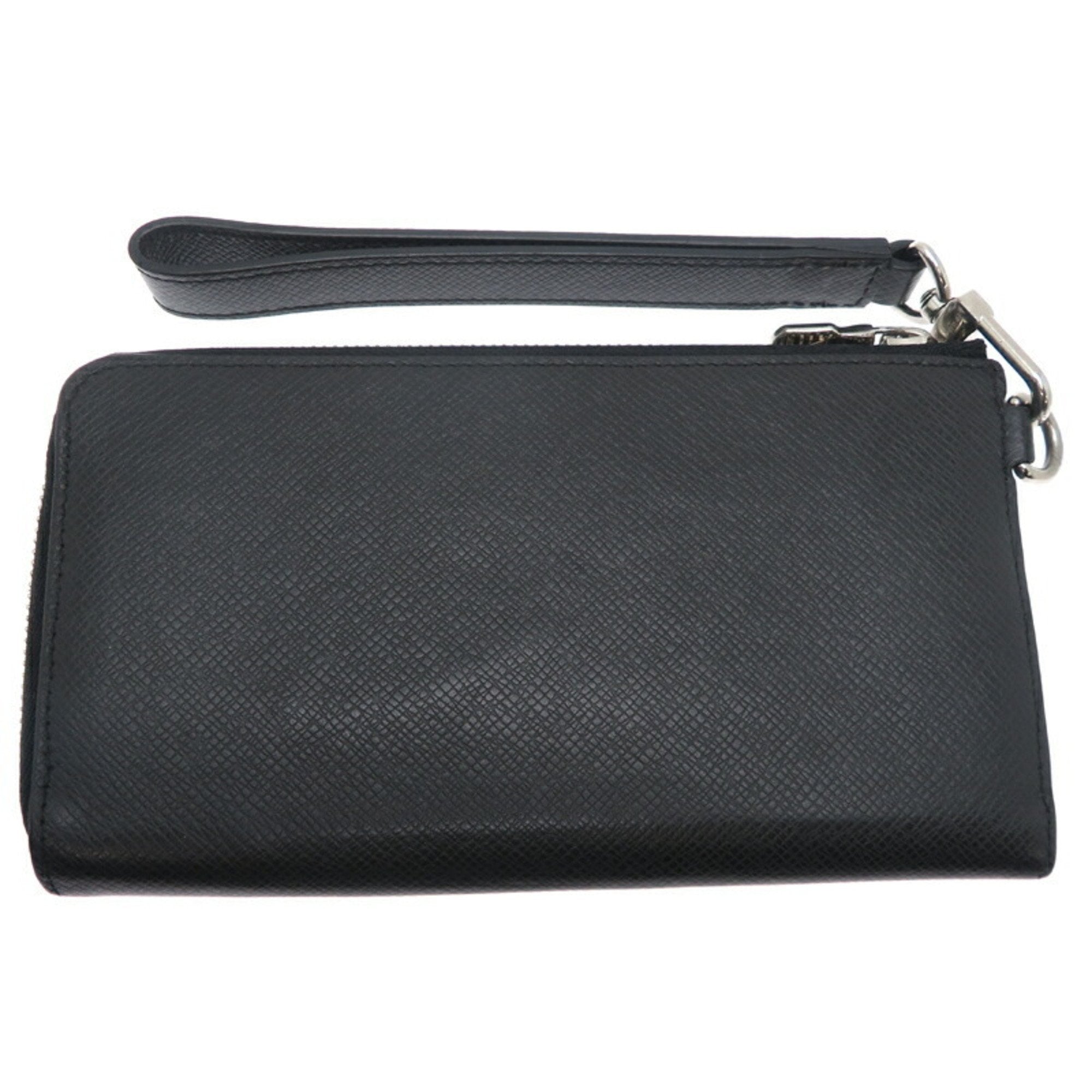 Louis Vuitton Black Taiga Leather Wallet