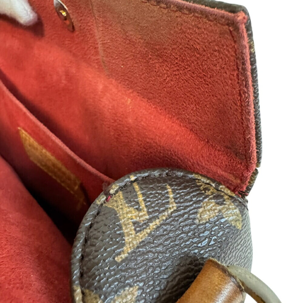 Louis Vuitton Brown Leather Handbag Pouch