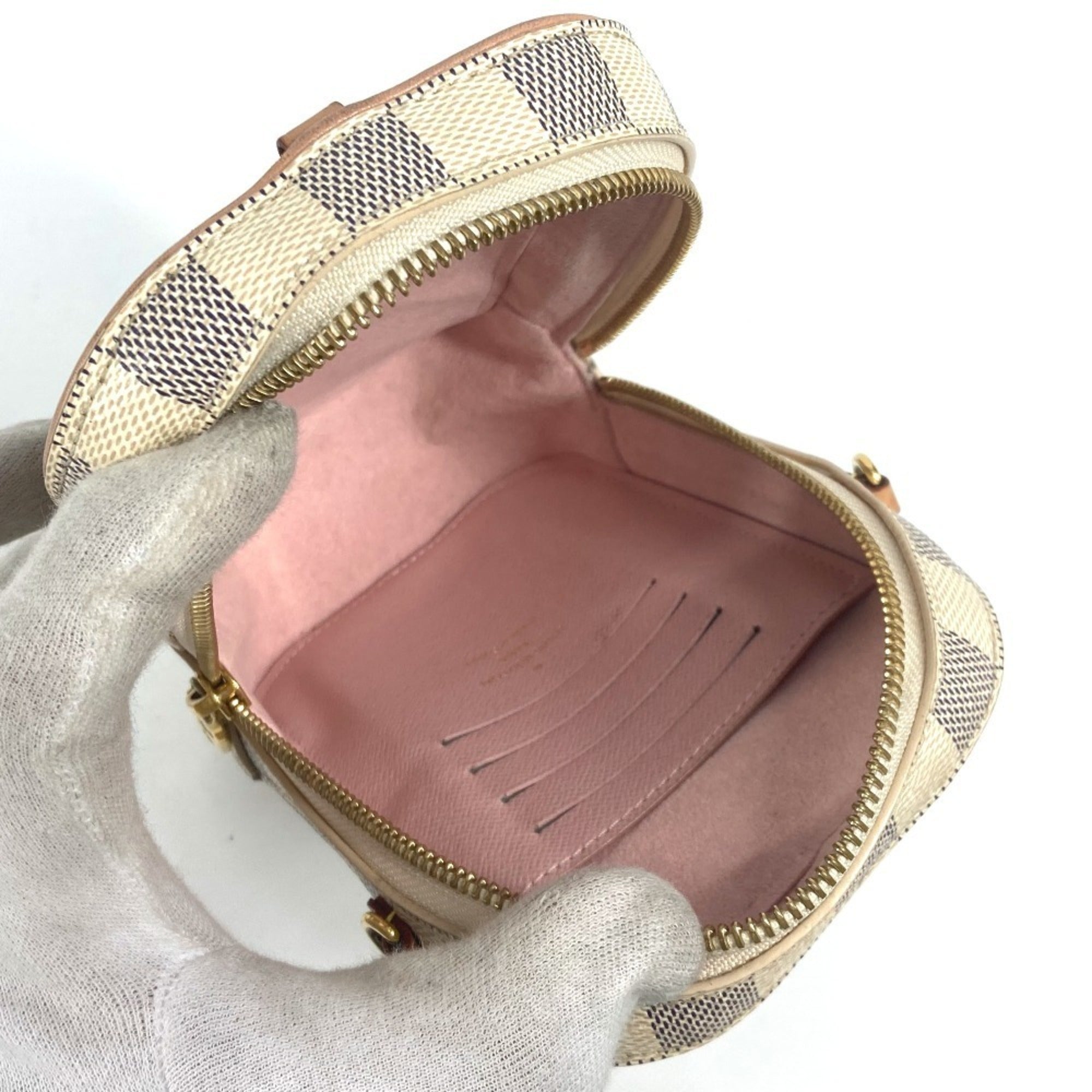 Louis Vuitton Damier Azur White Damier Azur Pochette Shoulder Bag