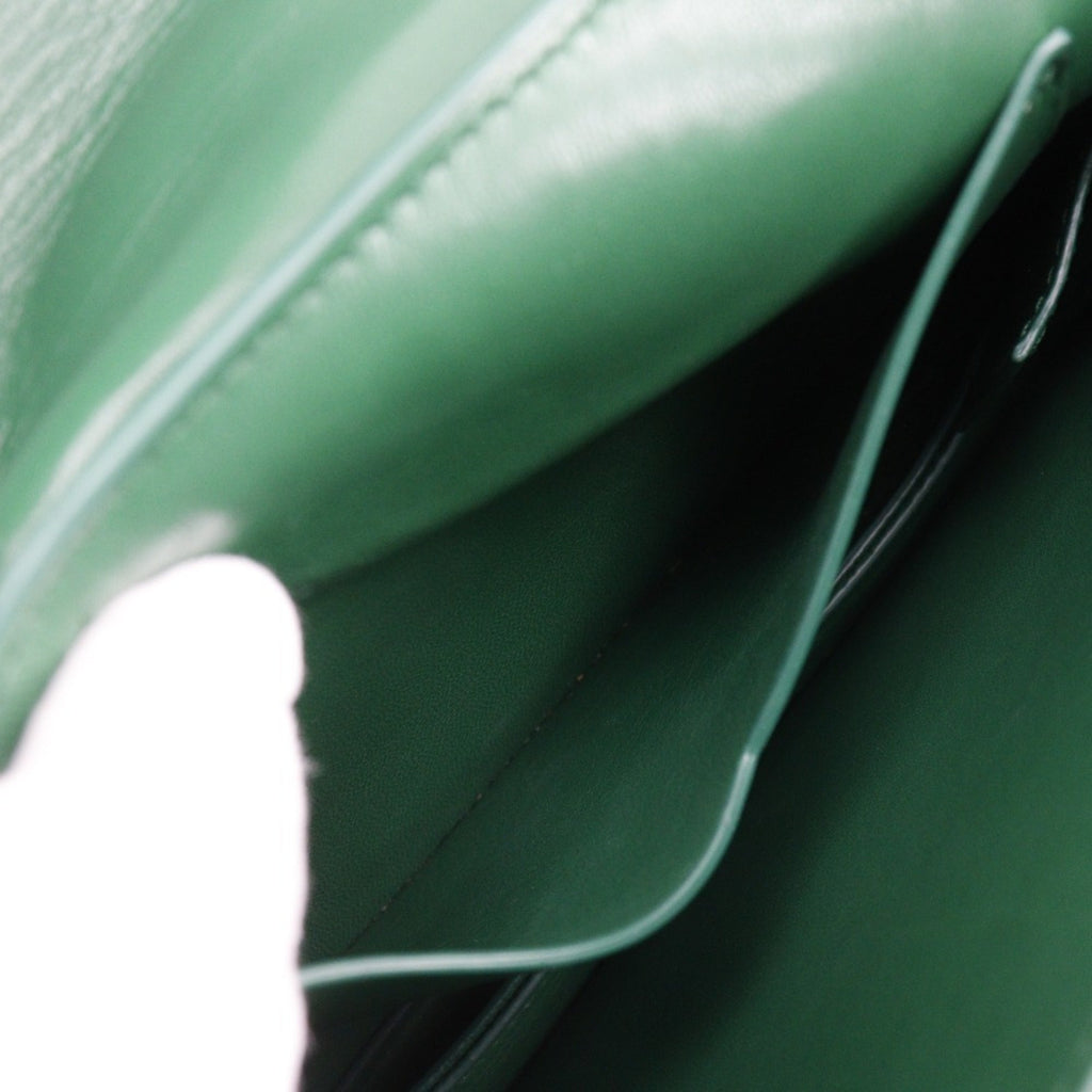 Bottega Veneta Green Leather Shoulder Bag