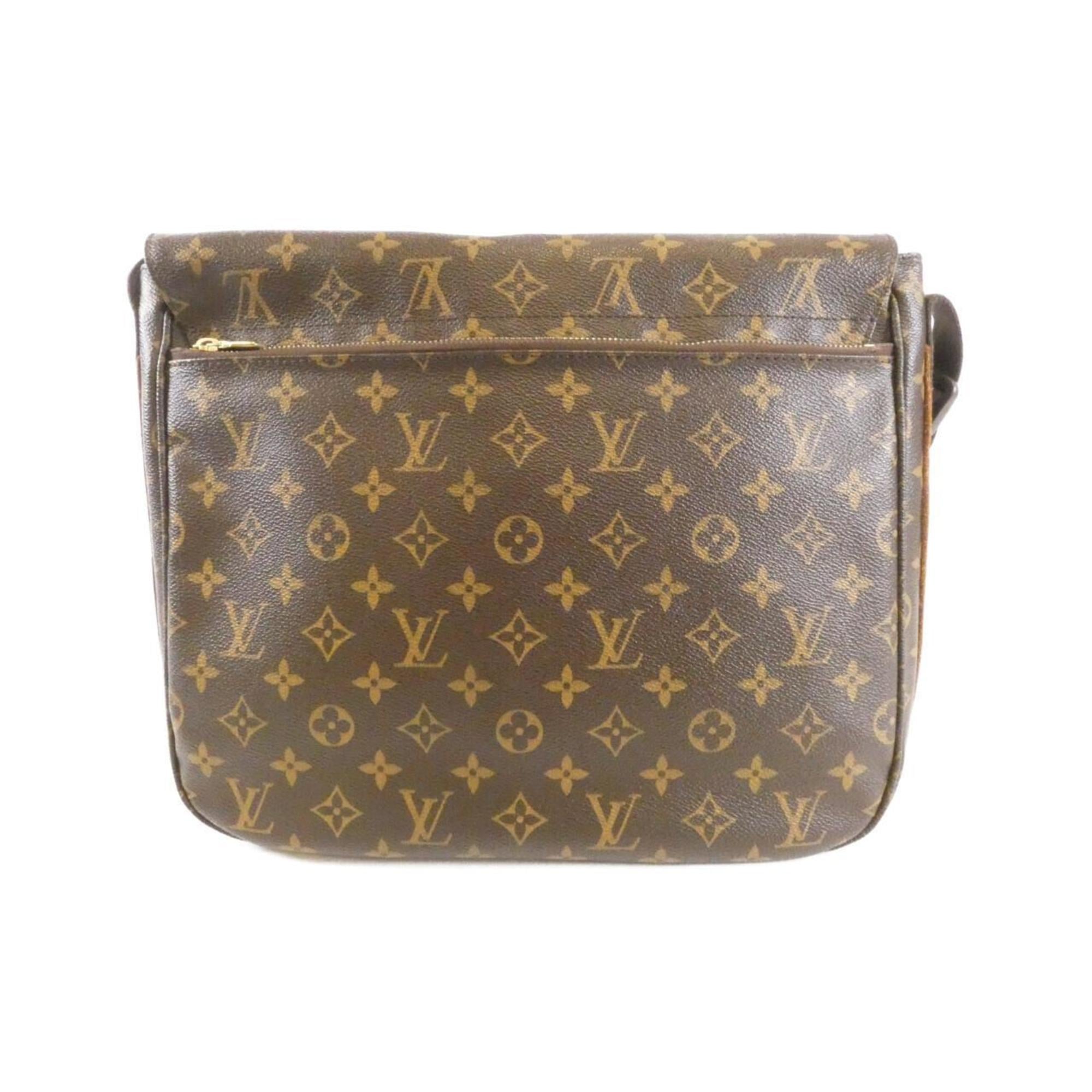 Louis Vuitton Monogram Marron Coated Canvas Shoulder Bag