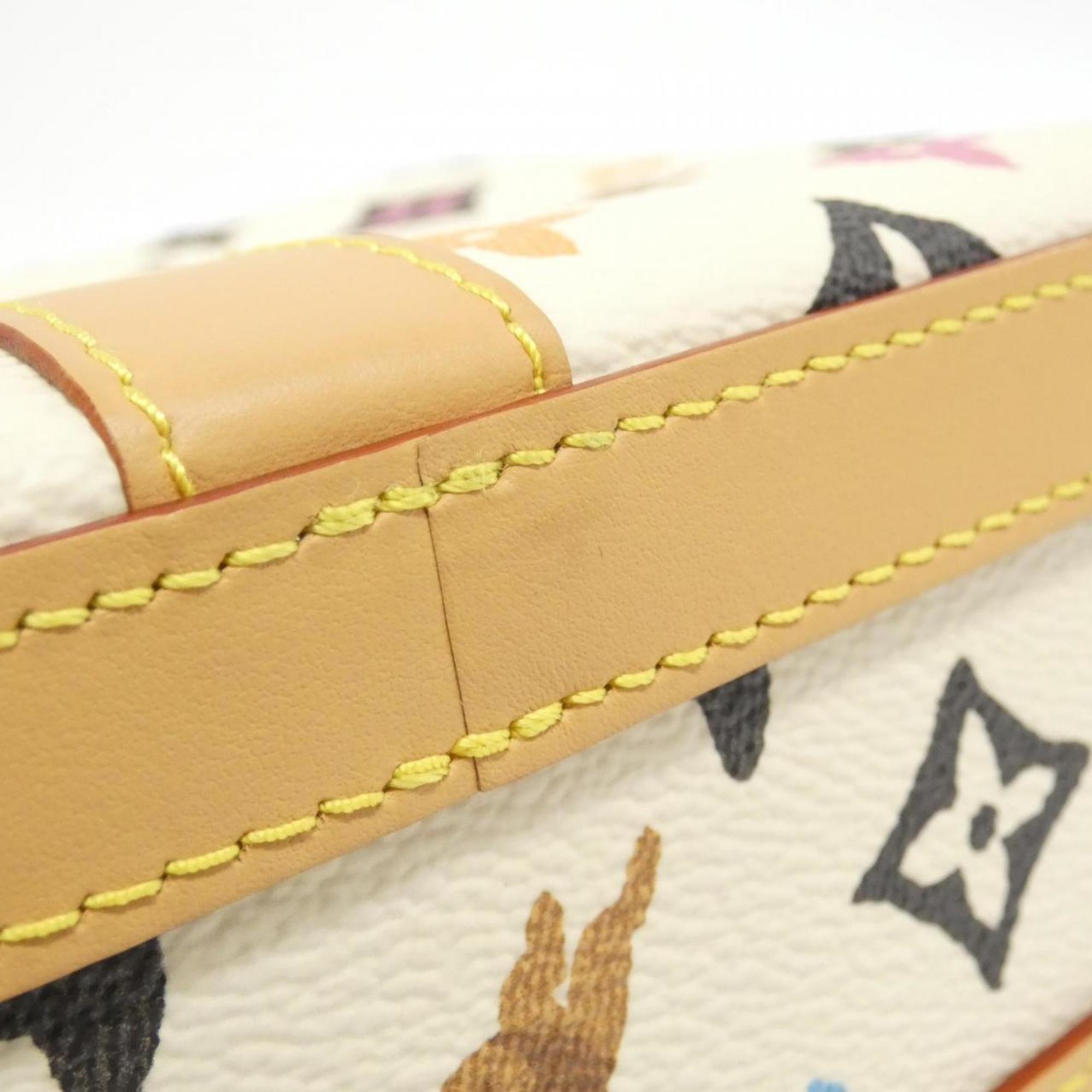 Louis Vuitton Ivory Multi-Color Vanilla Coated Canvas Shoulder Bag