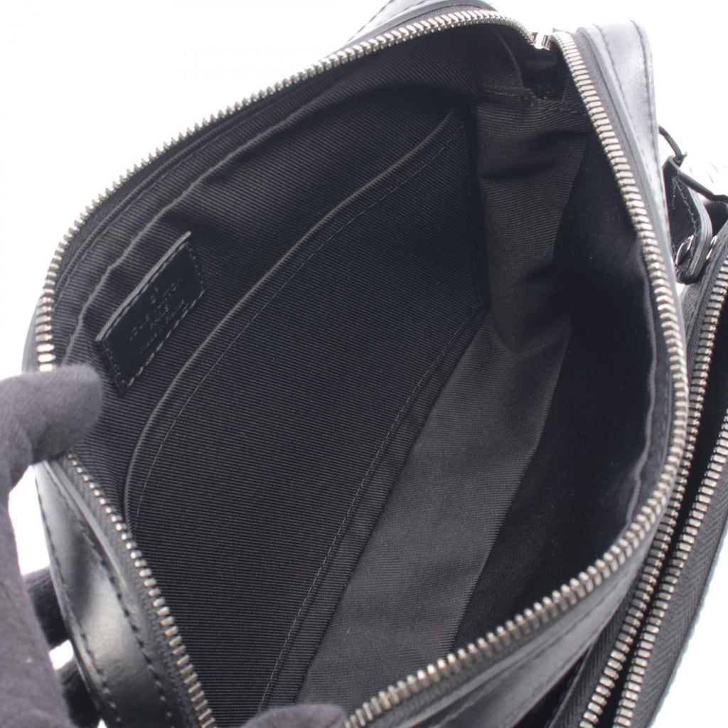 Louis Vuitton Black Gray Monogram Eclipse Coated Canvas Leather Handbag Shoulder Bag