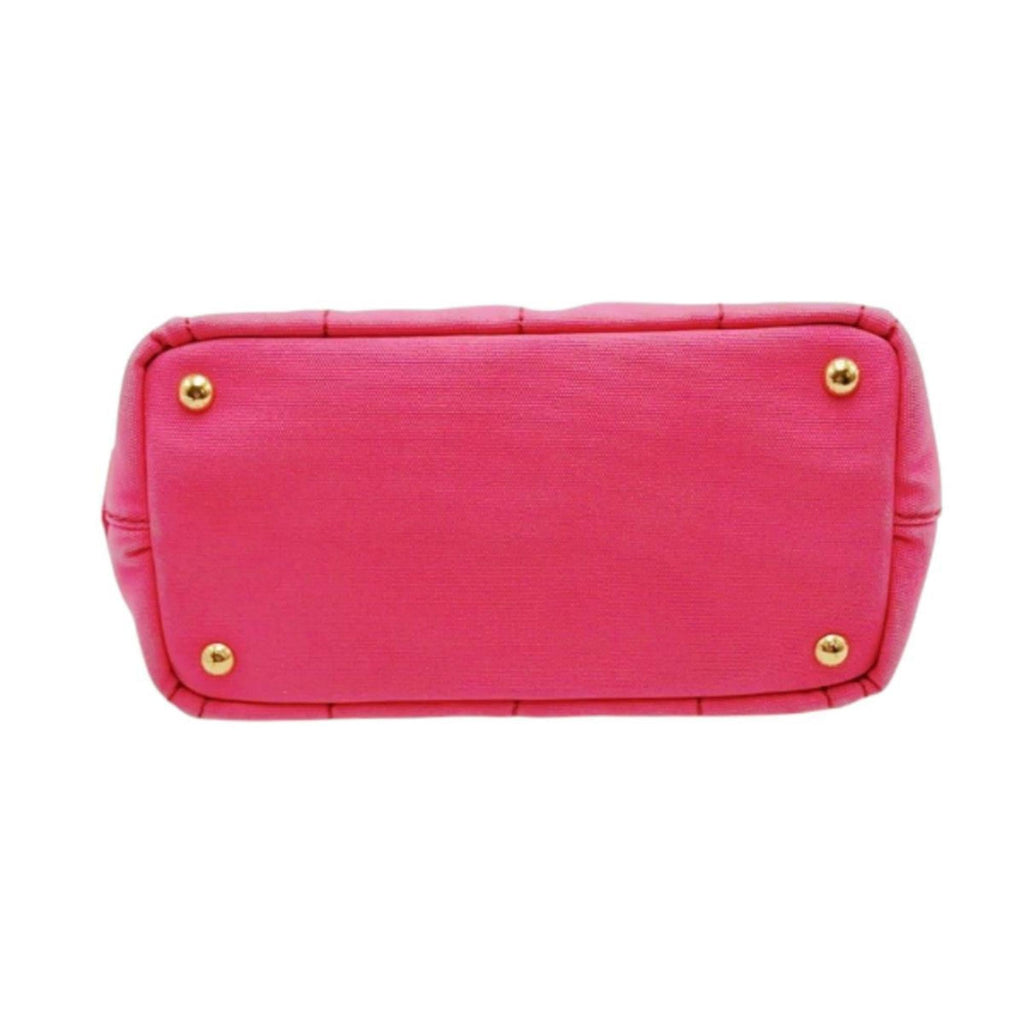 Prada Pink Canvas Tote Bag