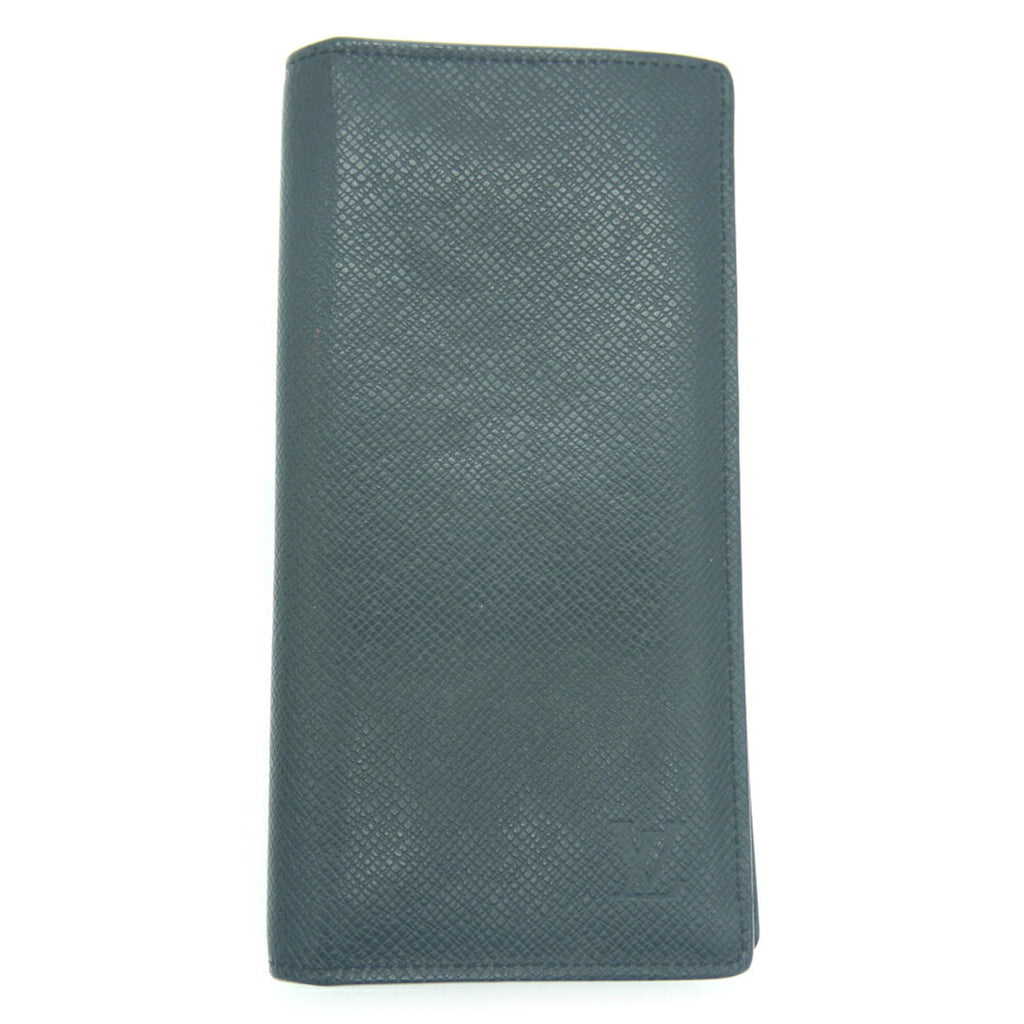 Louis Vuitton Noir Taiga Leather Long Wallet