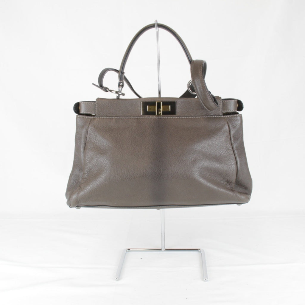 Fendi Brown Leather Handbag