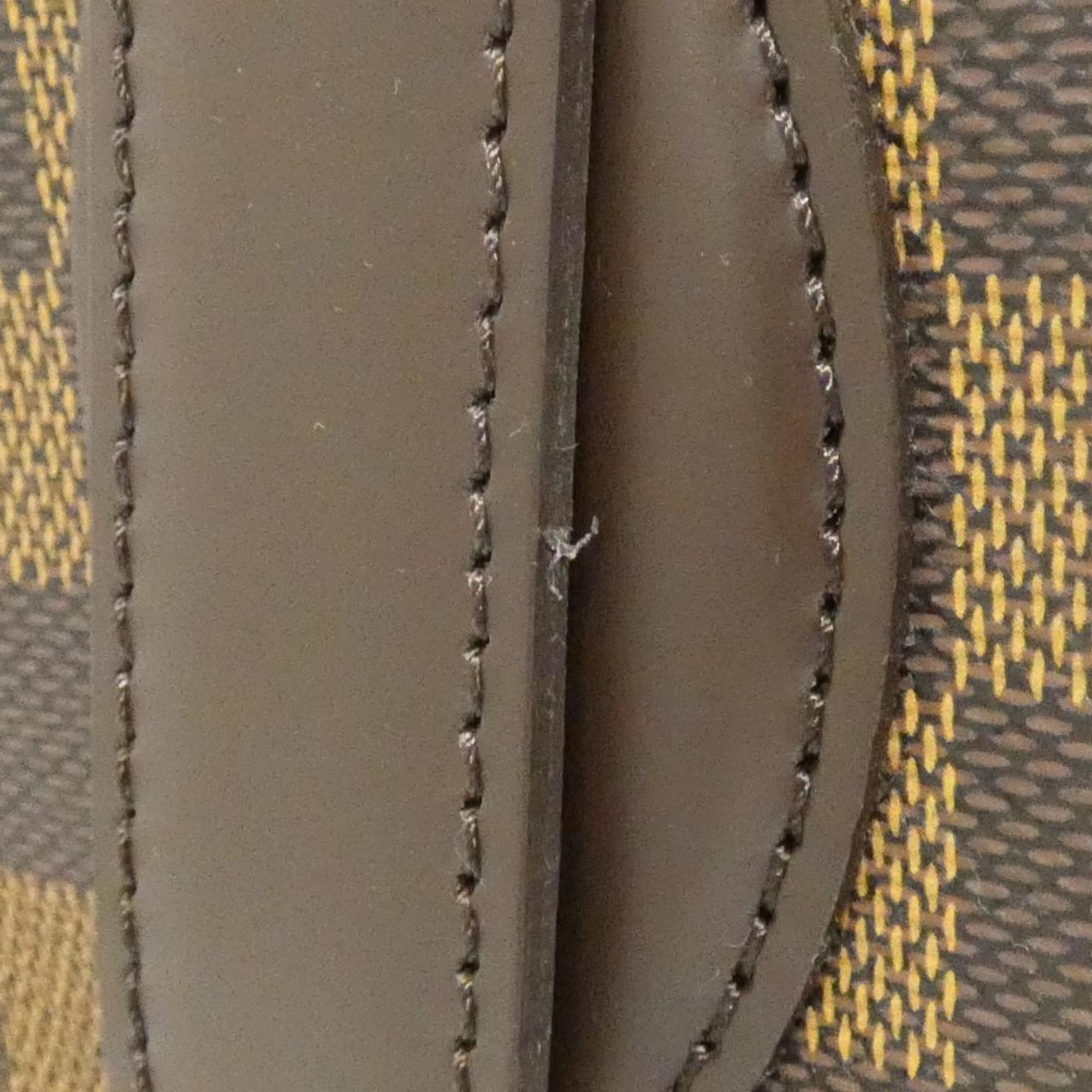Louis Vuitton Brown Coated Canvas Handbag