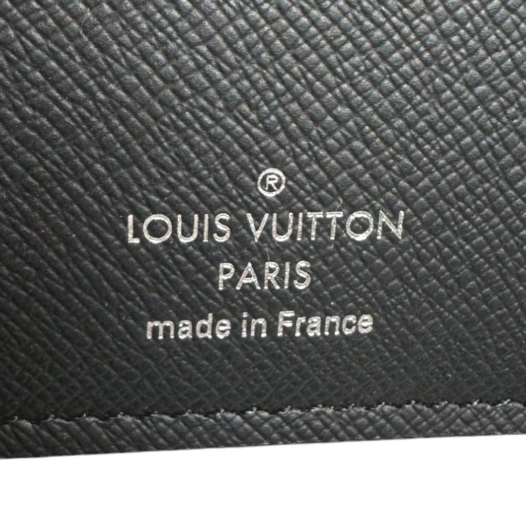 Louis Vuitton Black Taiga Leather Long Wallet