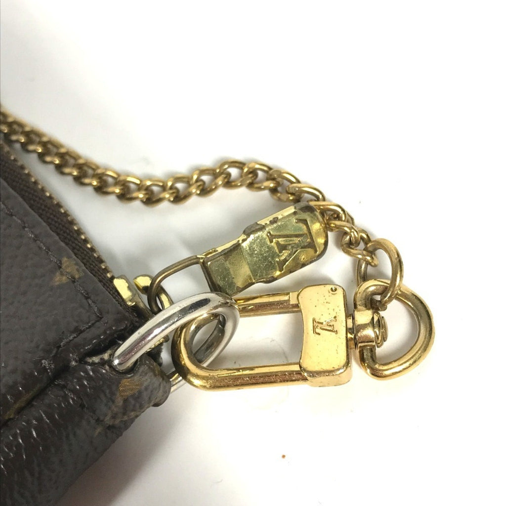 Louis Vuitton Brown Canvas Handbag Pochette
